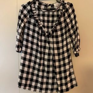 Black and White checkered dress